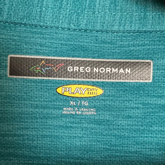 Greg Norman Green Play Dry Fit Golf Shirt Size XL - Picture 4 of 15